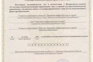 Компания Дорожная инфраструктура и сервис 